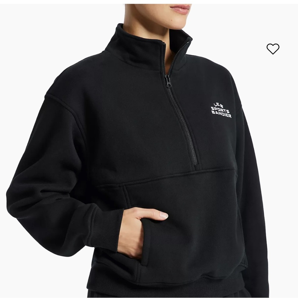 NWT Les Sports Bandier 1/2 Zip Sweatshirt  $170 xs current season
